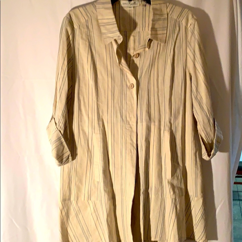 Linen 3/4 sleeve